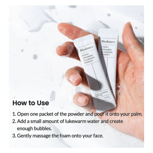 Biodance - Nettoyant visage en poudre Hydro Ceramide