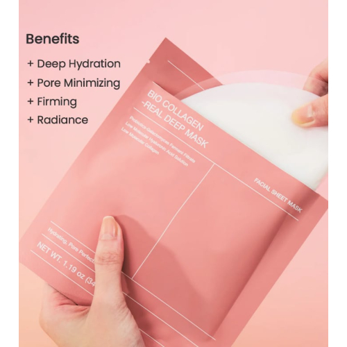 Biodance - Masque facial de nuit Hydrogel au Collagène