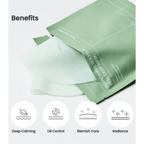 Biodance - Pack de 4 masques faciaux - Refreshing Sea Kelp