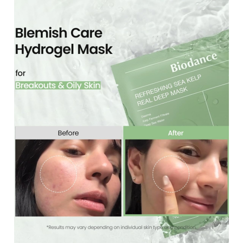 Biodance - Pack de 4 masques faciaux - Refreshing Sea Kelp