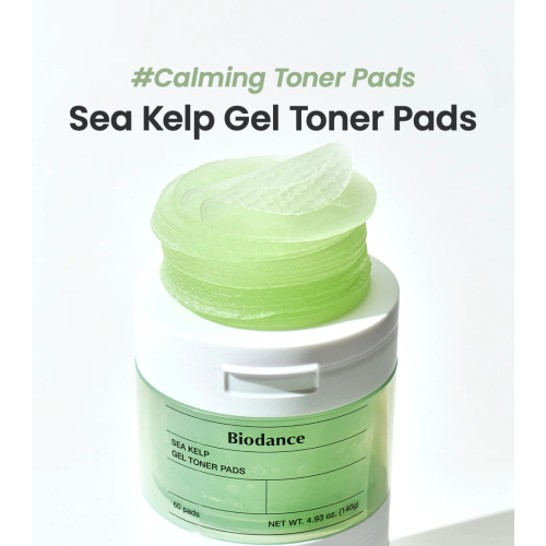 Biodance - Tampons toniques apaisants Sea Kelp - 60 pièces
