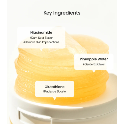 Biodance - Lotion tonique éclaircissante en tampon Vita Niacinamide - 60 pièces