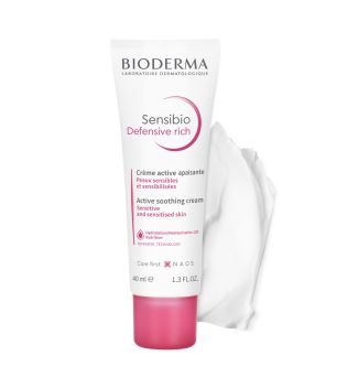 Bioderma - Crème apaisante et nourrissante Sensibio Defensive Rich - Peaux sensibles