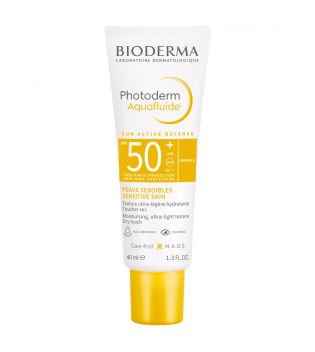 Bioderma - Fluide solaire teinté Photoderm Aquafluide SPF50+ - Dorée