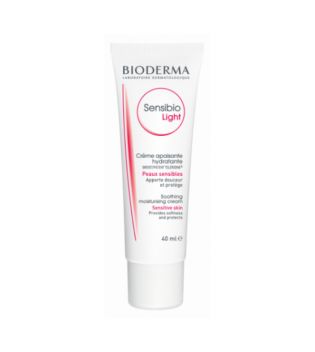 Bioderma - Crème apaisante et hydratante Sensibio Light - Peaux sensibles