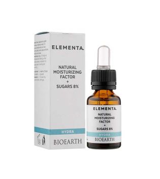 Bioearth - Sérum visage concentré 8% facteur hydratant naturel + sucre