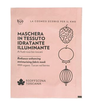 Biofficina Toscana - Masque en tissu hydratant et lumineux
