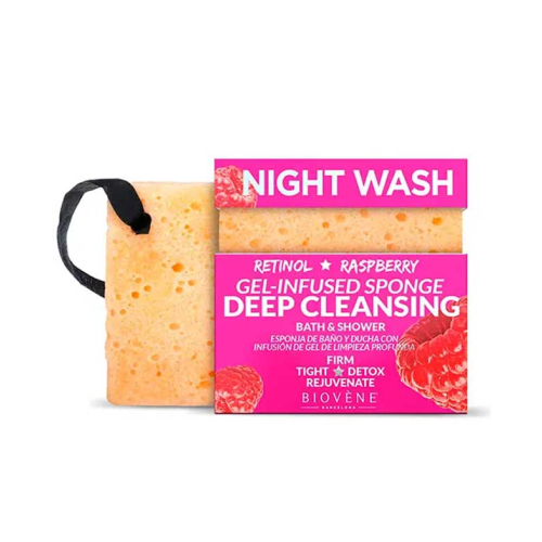Biovène - Gel éponge bain et douche - Rétinol et framboise