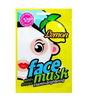 Bling Pop - Masque facial éclairant au citron