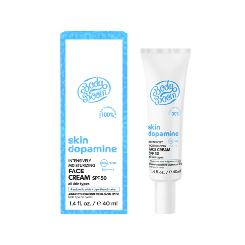 Bodyboom - *Skin Dopamine* - Crème visage SPF50 PA ++++ Hyaluronic acid + Pantenol + Aloe