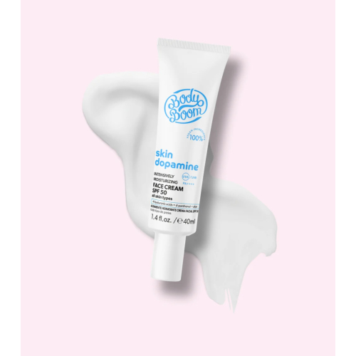 Bodyboom - *Skin Dopamine* - Crème visage SPF50 PA ++++ Hyaluronic acid + Pantenol + Aloe