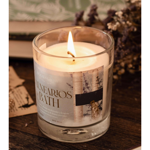 Book and Glow - *Austen* - Bougie végane au soja - Balnearios de Bath