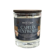 Book and Glow - *Austen* - Bougie végane au soja - Capitán Wentworth