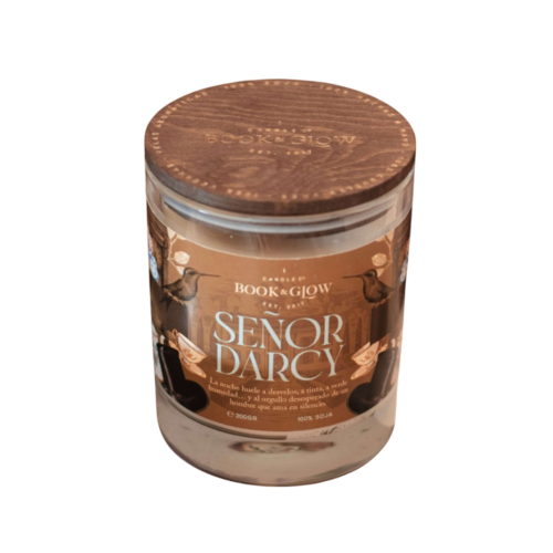 Book and Glow - *Austen* - Bougie végane au soja - Señor Darcy