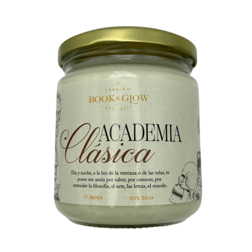 Book and Glow - *Les Archives* - Bougie de soja - Classical Academy