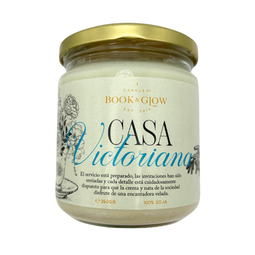 Book and Glow - *Les Archives* - Bougie de soja - Maison Victorienne