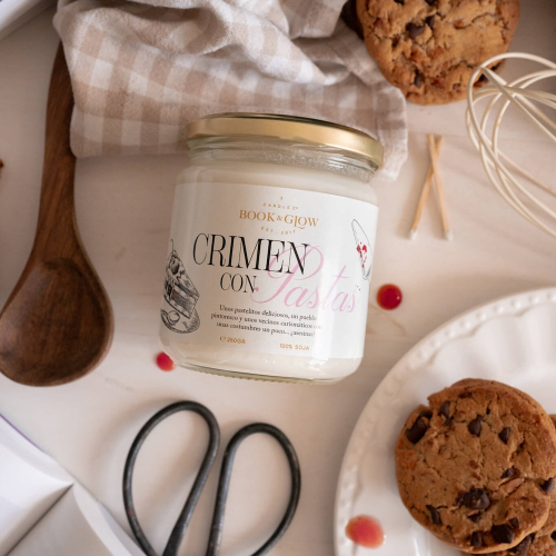 Book and Glow - *Los Archivos* - Bougie de soja - Crimen Con Pastas