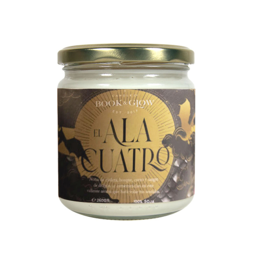 Book and Glow - *Mundos Extraordinarios* - Bougie de soja - El Ala Cuatro