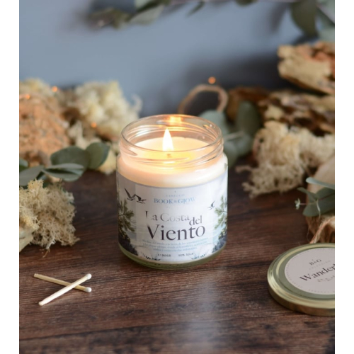 Book and Glow - *Mundos Extraordinarios* - Bougie de soja - La Costa del Viento