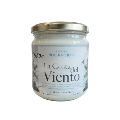 Book and Glow - *Mundos Extraordinarios* - Bougie de soja - La Costa del Viento