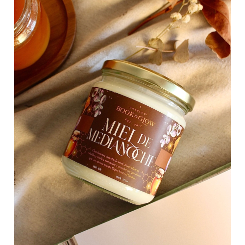 Book and Glow - *Mundos Extraordinarios* - Bougie en soja - Miel de medianoche