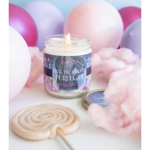 Book and Glow - *Mundos Extraordinarios* - Bougie de soja - Prácticamente Perfecta
