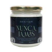 Book and Glow - *Remarkable Worlds* - Bougie de soja végétalienne - Neverland