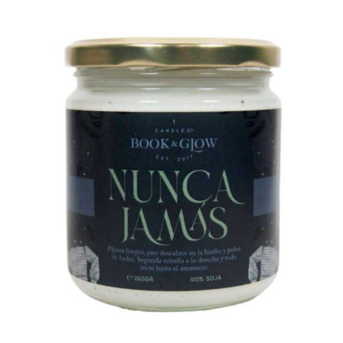 Book and Glow - *Remarkable Worlds* - Bougie de soja végétalienne - Neverland