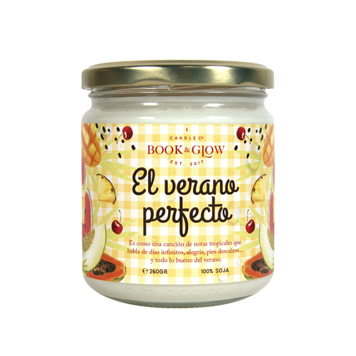 Book and Glow - *Perfect Moments* - Bougie de soja - El verano perfecto