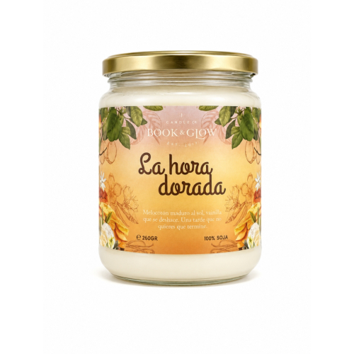 Book and Glow - *Perfect Moments* - Bougie de soja - La hora dorada