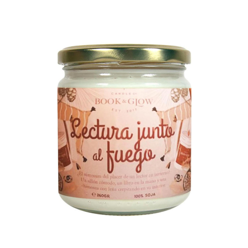 Book and Glow - *Perfect Moments* - Bougie de soja - Lecture au coin du feu