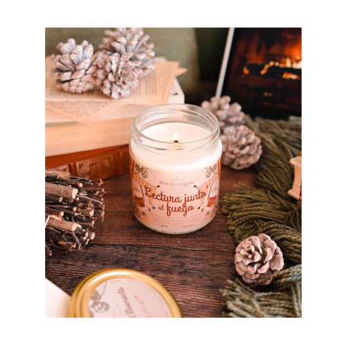 Book and Glow - *Perfect Moments* - Bougie de soja - Lecture au coin du feu