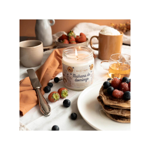 Book and Glow - *Perfect Moments* - Bougie de soja - Mañana de domingo