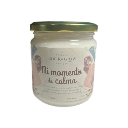 Book and Glow - *Perfect Moments* - Bougie de soja - Mon moment de calme