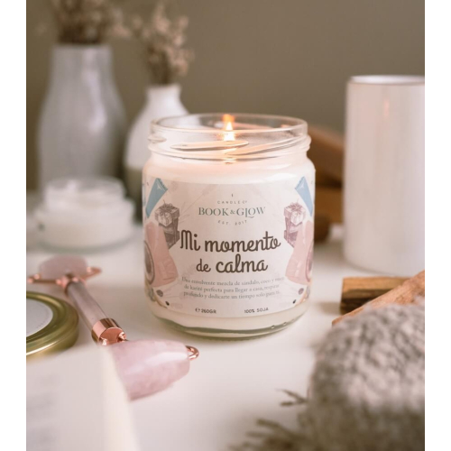 Book and Glow - *Perfect Moments* - Bougie de soja - Mon moment de calme