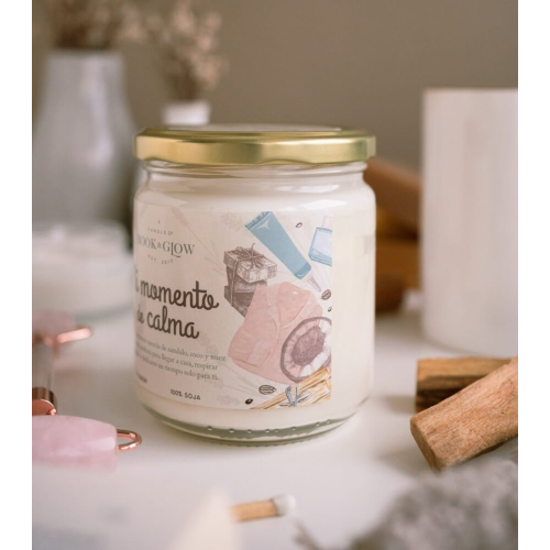 Book and Glow - *Perfect Moments* - Bougie de soja - Mon moment de calme