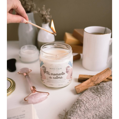 Book and Glow - *Perfect Moments* - Bougie de soja - Mon moment de calme