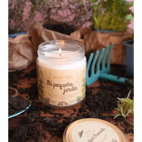 Book and Glow - *Perfect Moments* - Bougie de soja - Mon petit jardin