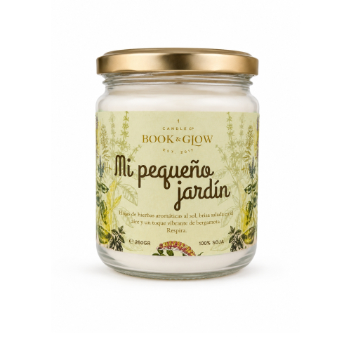 Book and Glow - *Perfect Moments* - Bougie de soja - Mon petit jardin