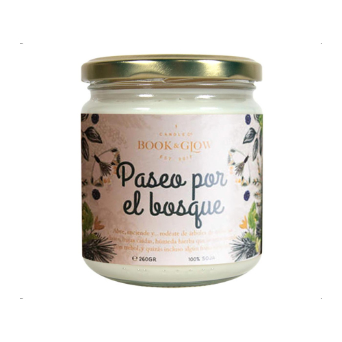 Book and Glow - *Perfect Moments*  - Bougie de soja - Paseo por el bosque