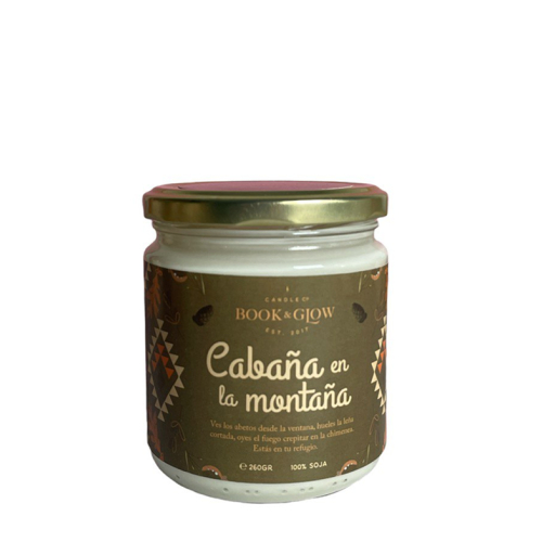 Book and Glow - *Perfect Moments* - Bougie de soja - Cabaña en la montaña