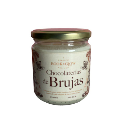 Book and Glow - *Wanderlust* - Bougie de soja - Chocolaterías de Brujas