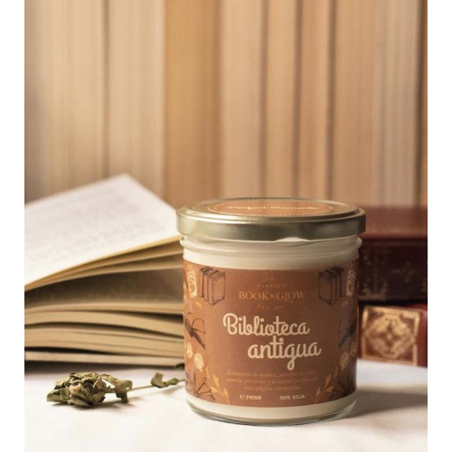Book and Glow - *Perfect Moments* - Bougie de soja - Biblioteca antigua