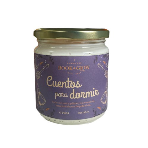 Book and Glow - *Perfect Moments* - Bougie de soja - Cuentos para dormir