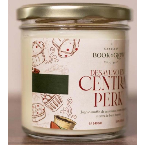 Book and Glow - *Mundos Extraordinarios*-  Bougie de soja - Desayuno en Central Perk