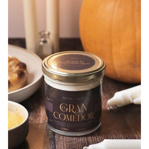 Book and Glow - *Mundos Extraordinarios* - Bougie de soja - El Gran Comedor
