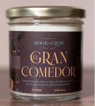 Book and Glow - *Mundos Extraordinarios* - Bougie de soja - El Gran Comedor