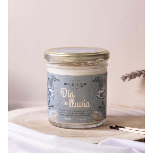 Book and Glow - *Perfect Moments* - Bougie de soja - Día de lluvia
