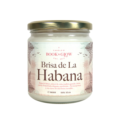Book and Glow - *Wanderlust* - Bougie de soja - Brisa de La Habana