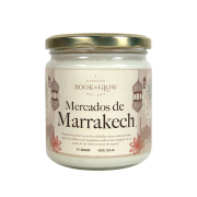 Book and Glow - *Wanderlust* - Bougie Soja - Mercados de Marrakech